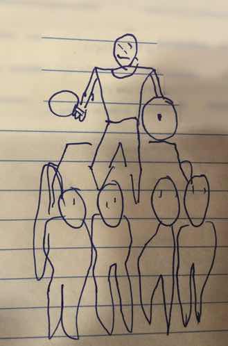 Reference talismanic Image of a baron on a four-horse chariot holding a mirror in his right hand and a shield in his left.